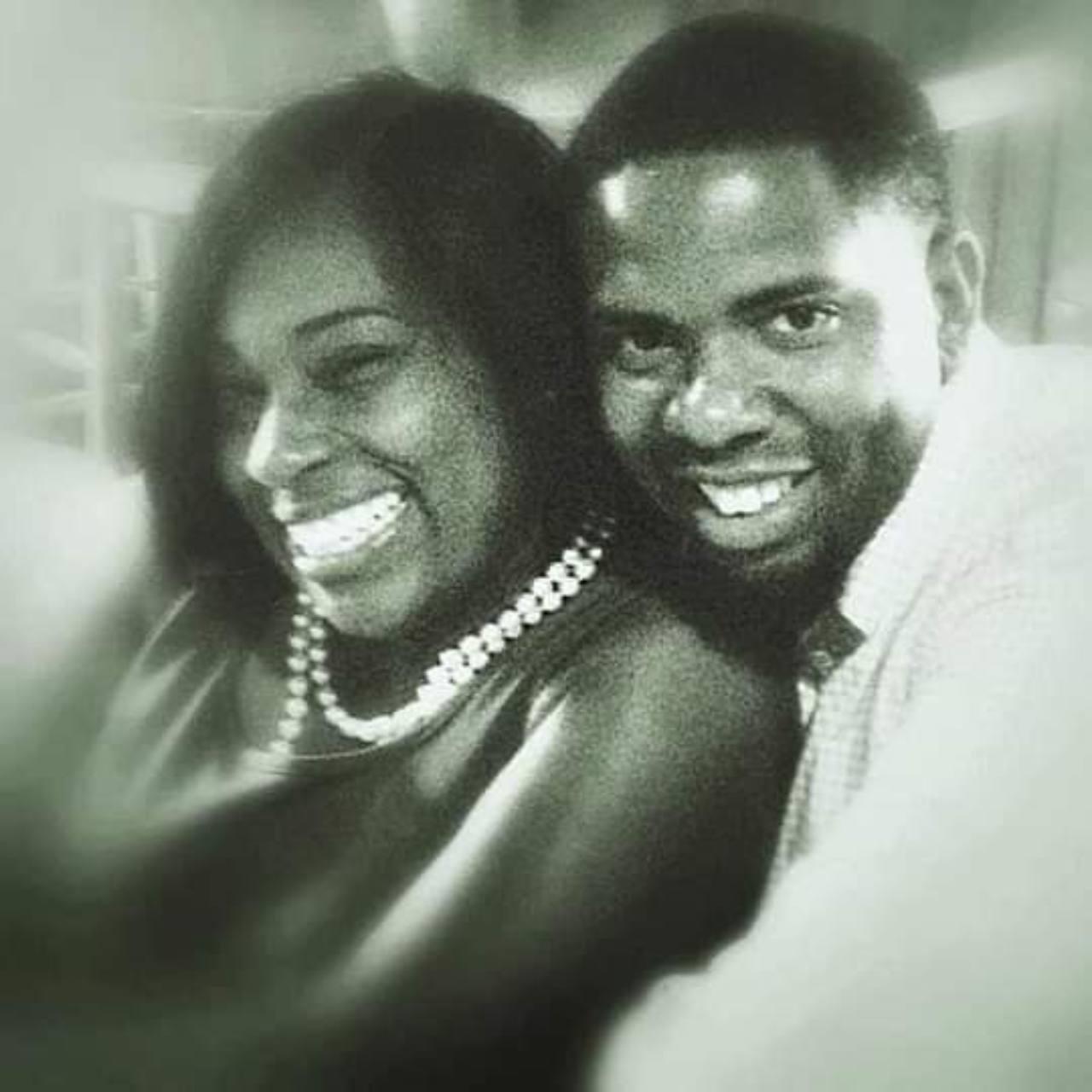 Kashaun and Domonique smiling together.