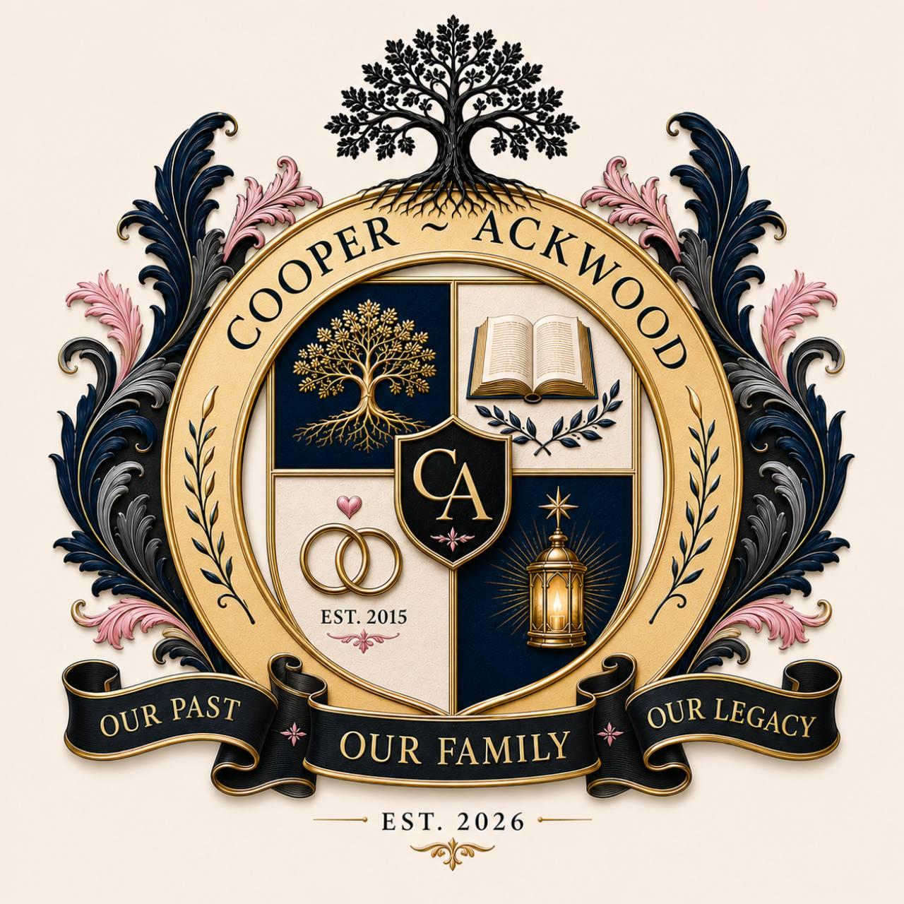 Cooper-Ackwood Family Crest.
